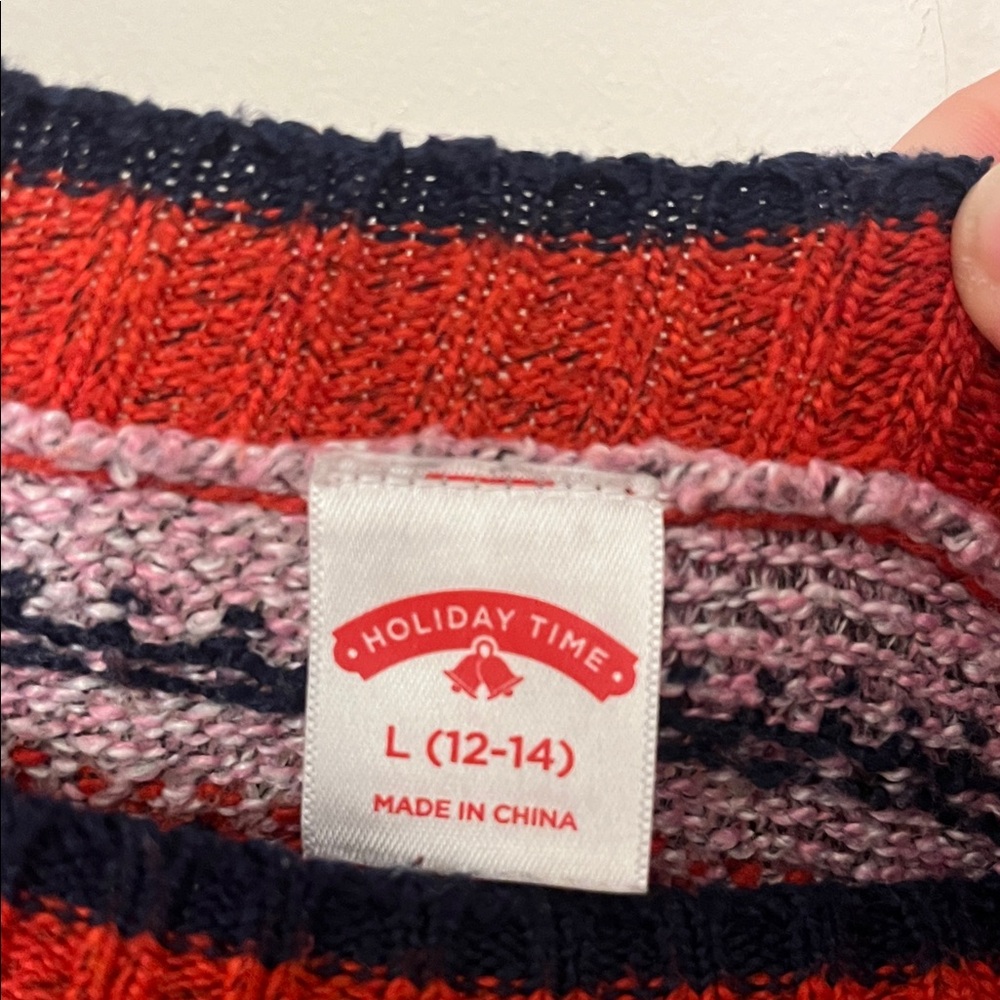 Holiday Time Festive Sweater with Dog Design - Picture 2 of 4